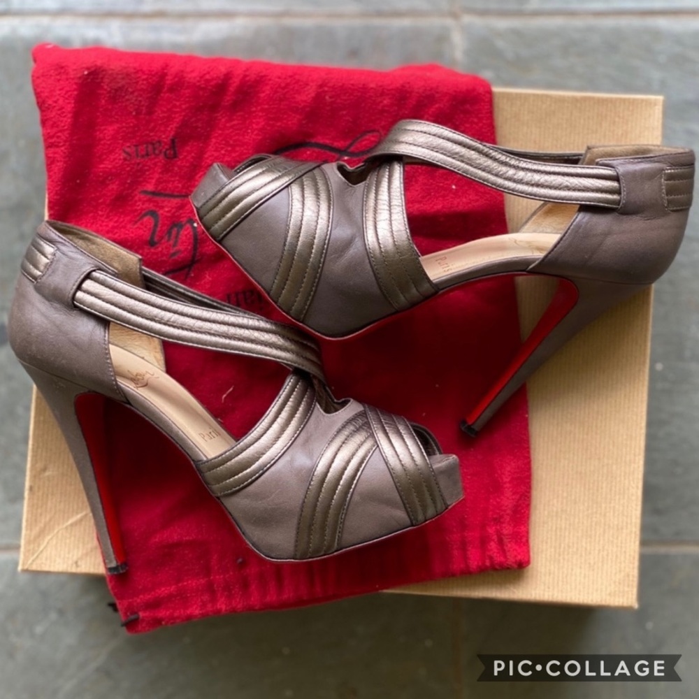 CHRISTIAN LOUBOUTIN- JOSEFA 120 NAPPA SILK